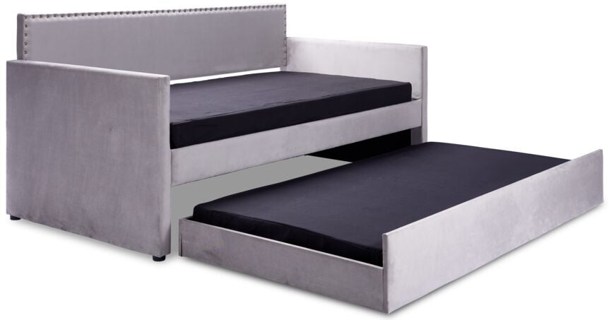 Carver Daybed with Trundle - Grey