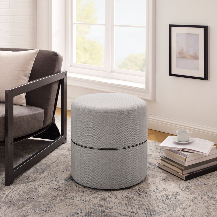 Caspion Ottoman - Grey