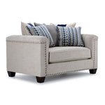Charice Sofa & Chair and a Half Set - Putty