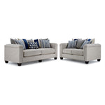 Charice Sofa & Loveseat - Putty