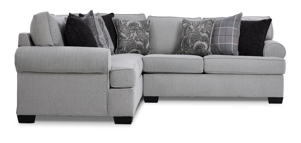 Chateau 2-Piece Sectional-Grey
