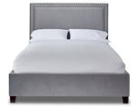 Chloe 3-Piece King Bed - Grey