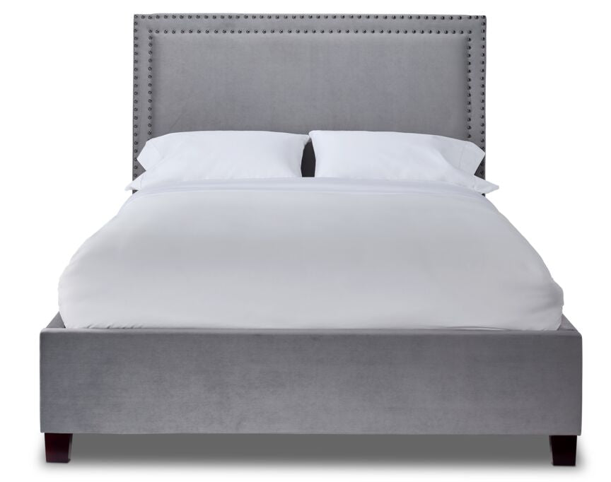 Chloe 3-Piece King Bed - Grey