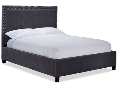 Chloe 3-Piece Queen Bed - Charcoal