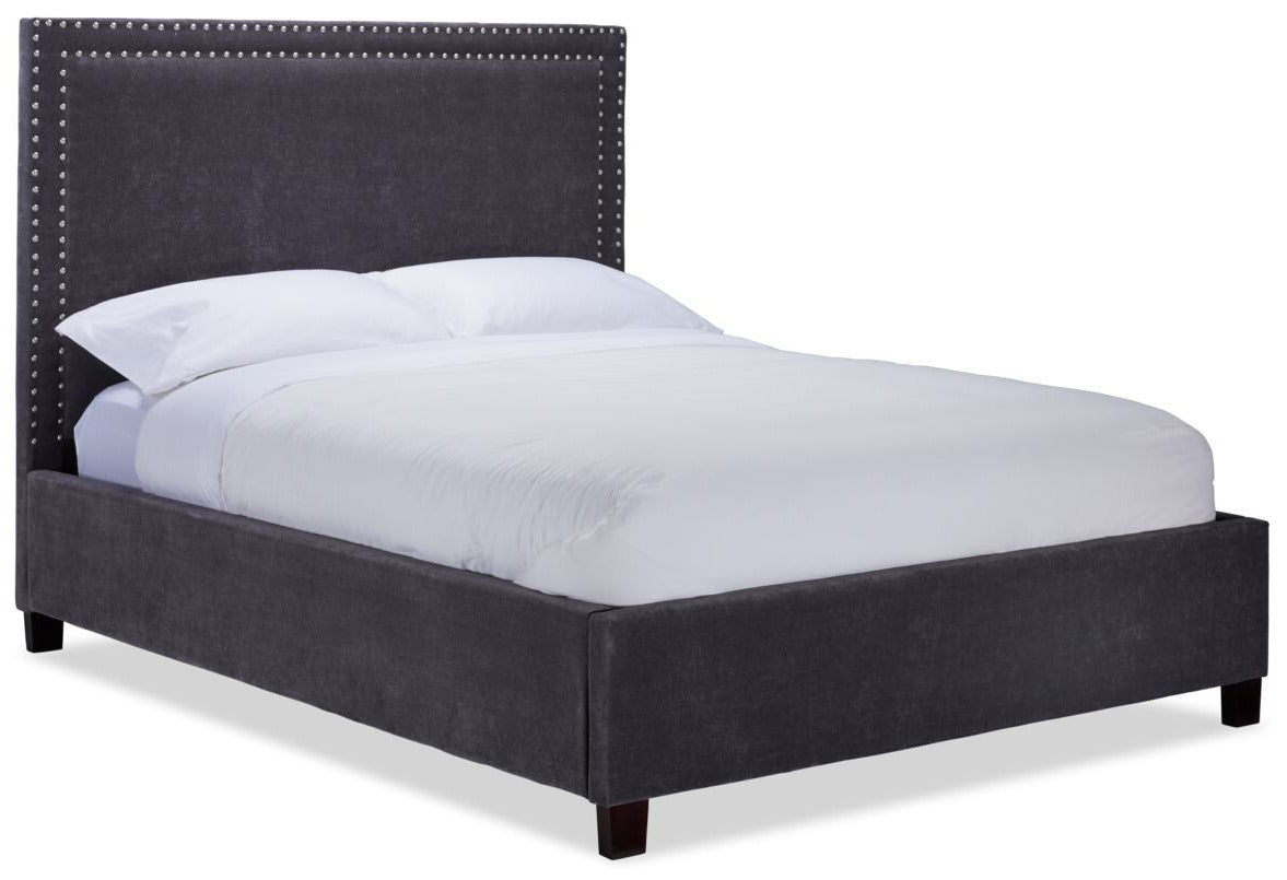 Chloe 3-Piece Twin Bed - Charcoal