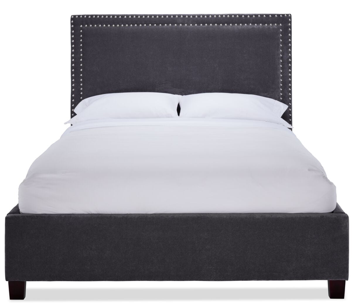 Chloe 3-Piece Twin Bed - Charcoal
