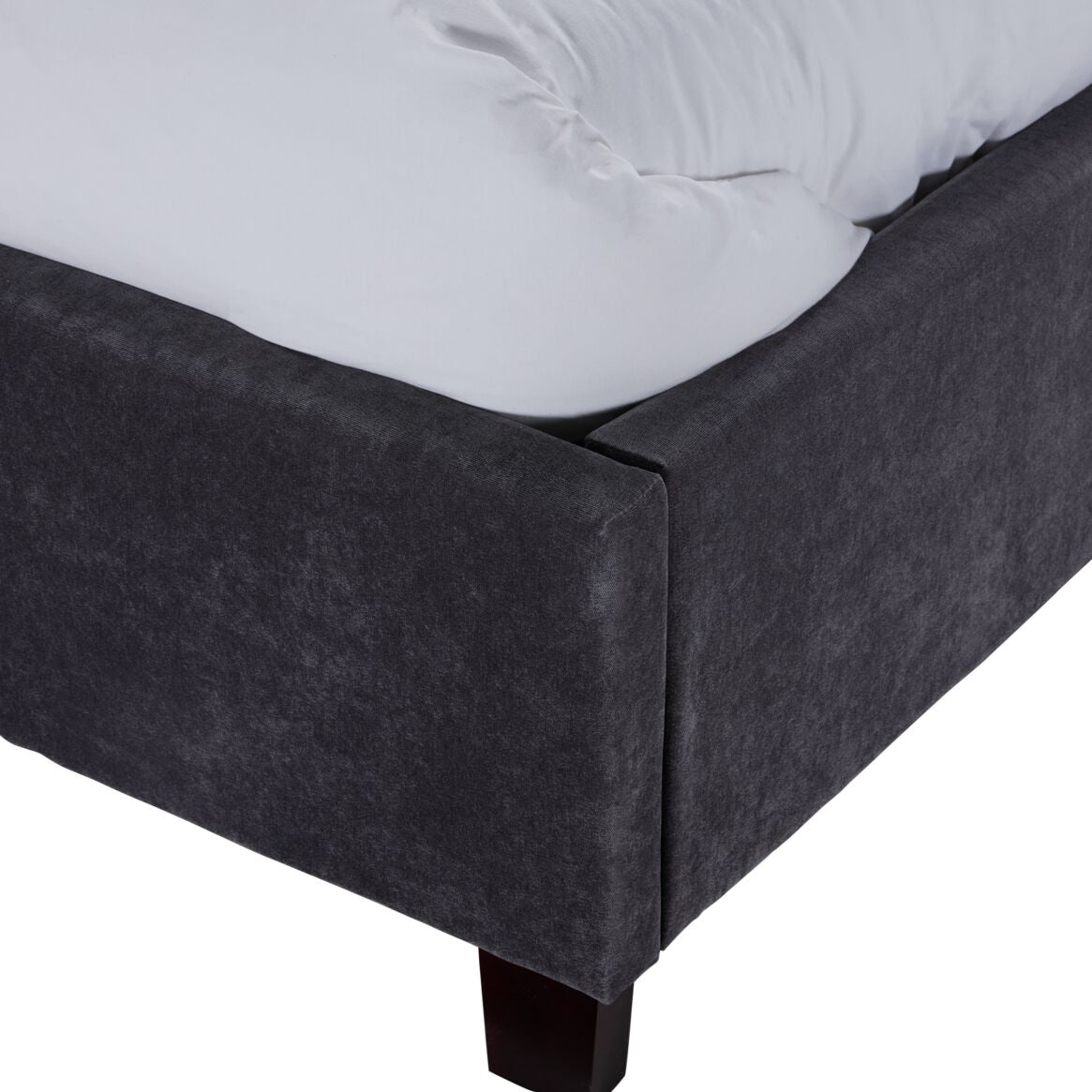 Chloe 3-Piece Twin Bed - Charcoal