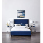 Chloe 3-Piece King Bed - Navy