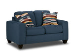 Cindy Loveseat-Blue