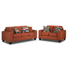 Cindy Sofa and Loveseat Set-Brick