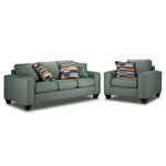 Cindy Sofa and Chair Set-Jade