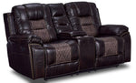 Commodore Reclining Loveseat- Brown