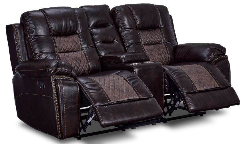 Commodore Reclining Loveseat- Brown