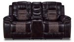 Commodore Reclining Loveseat- Brown