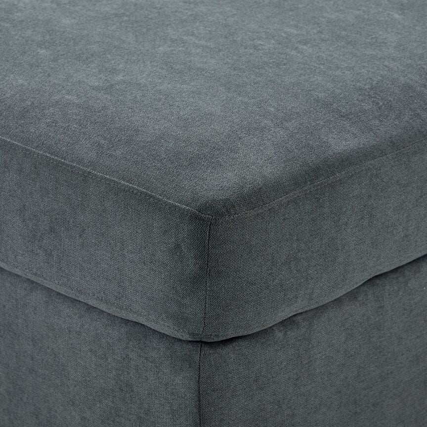 Cosmo Ottoman - Dark Grey