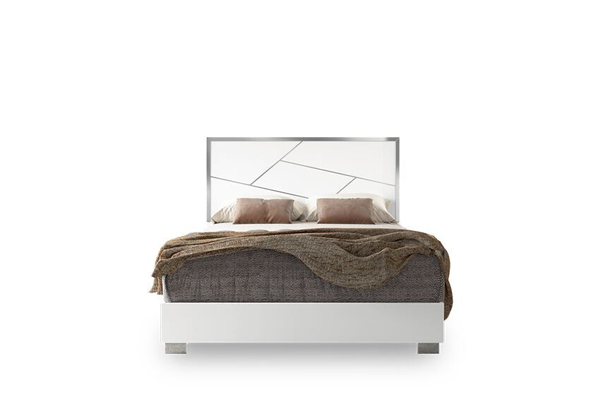 Dafne 3-Piece Queen Bed - White Lacquer