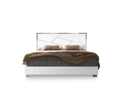 Dafne 3-Piece King Bed - White Lacquer