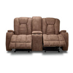 Dallas Glider Reclining Loveseat- Mocha