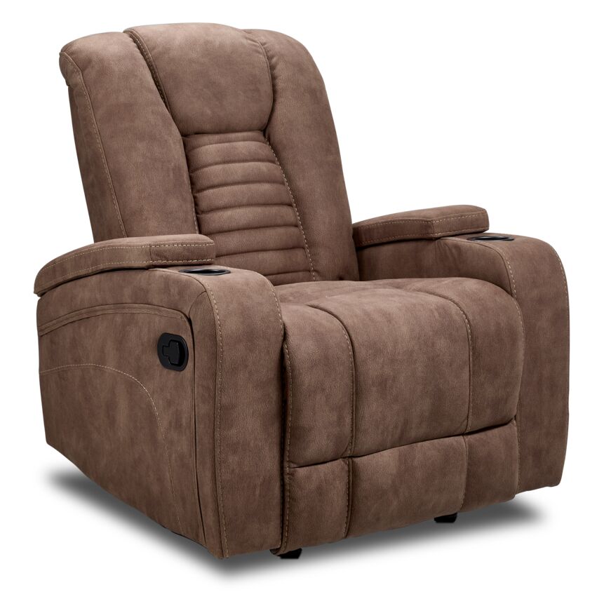 プレーヤー leon Dallas Glider Recliner- Mocha | Leon's