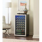 Danby Tempered Glass Wine Cooler (3.3 cu. ft.) - DWC93BLSDBR1