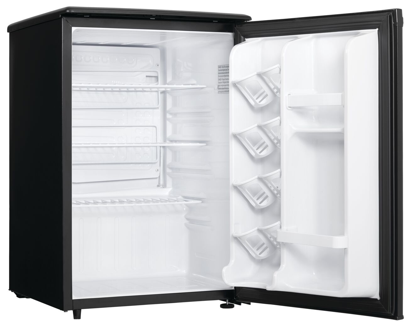 Danby Designer Black Compact Refrigerator (2.6 cu. ft.) - DAR026A1BDD-6
