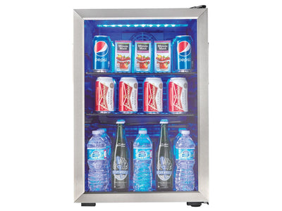 Danby Tempered Glass Stainless Trim Beverage Centre (2.6 cu. ft.) - DBC026A1BSSDB