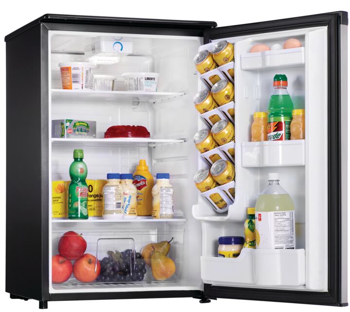 Danby Designer Stainless Look Compact Refrigerator (4.4 cu. ft.) - DAR044A4BSLDD