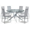 Darron 7-Piece Round Dining Set - White