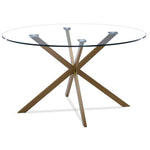 Darron Round Dining Table - Gold