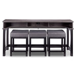 Dean Console Table and Stool Set - Greystone