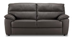Toscana Leather Sofa - Dark Grey