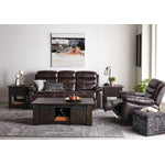 Devon Reclining Sofa - Brown