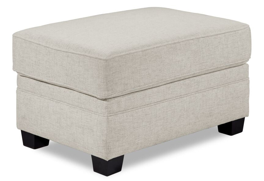 Duffield Rectangular Ottoman - Linen