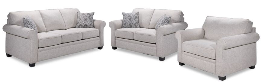 Duffield Chair and a Half Light Beige Leon s