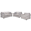 Duffield Sofa, Loveseat and Chair and a Half Set - Light Beige