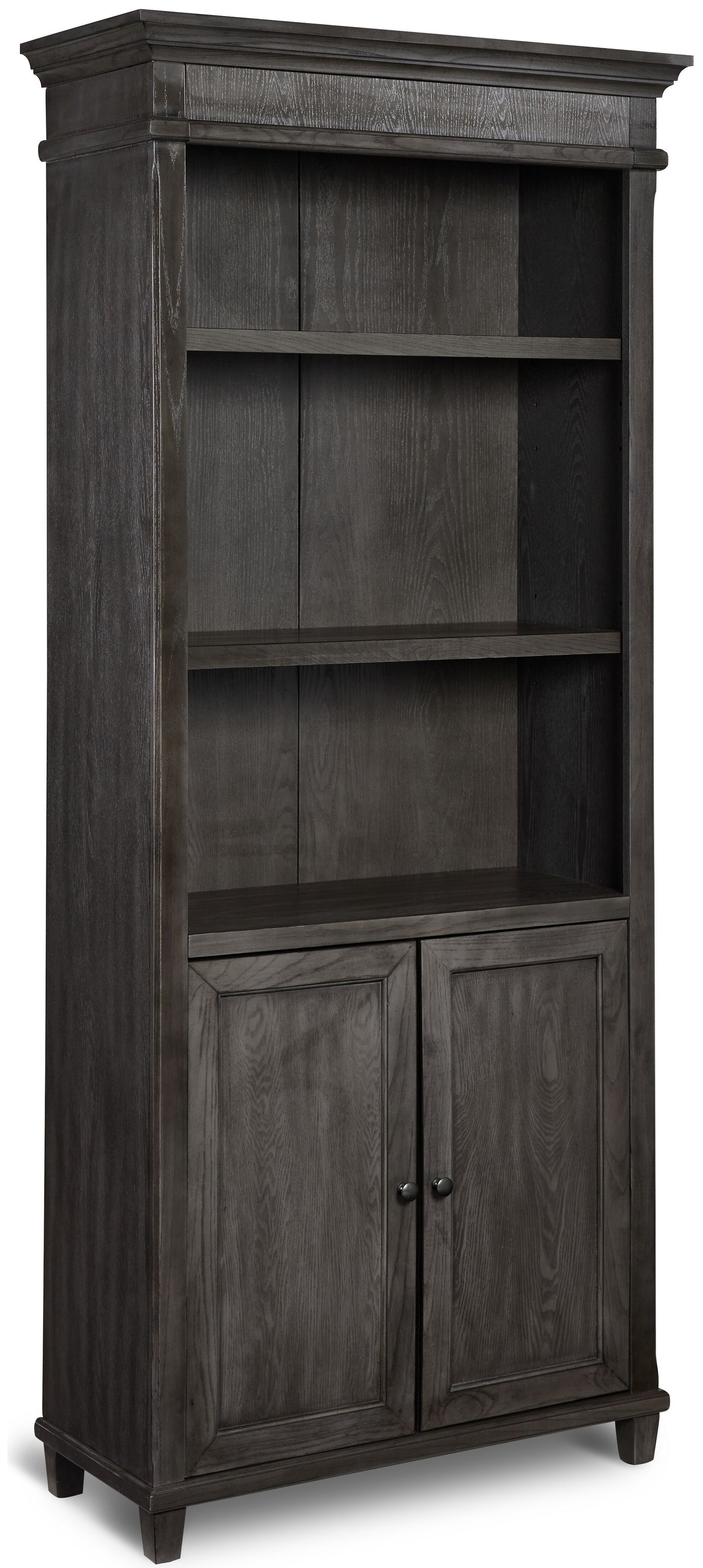 Eastwood 2 Door Bookcase - Grey