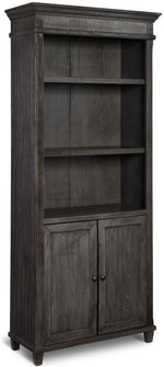 Eastwood 2 Door Bookcase - Grey