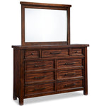 Eden 6-Piece Queen Storage Bedroom Package - Dark Brown