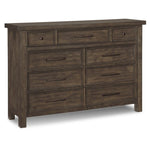 Eden 9 Drawer Dresser - Grey