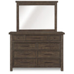 Eden 9 Drawer Dresser - Grey