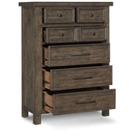 Eden 6 Drawer Chest - Grey