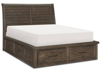 Eden 3-Piece King Storage Bed - Grey