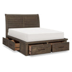 Eden 3-Piece King Storage Bed - Grey