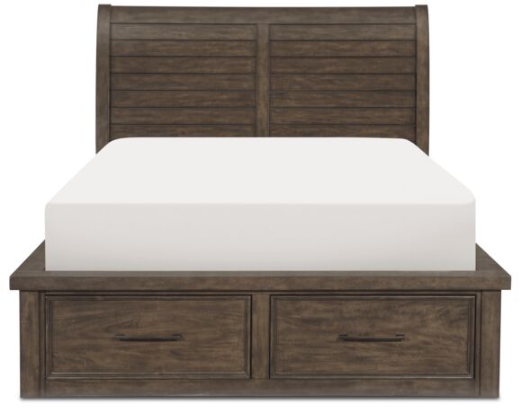 Eden 3-Piece King Storage Bed - Grey
