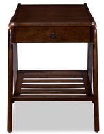 Eden End Table - Walnut