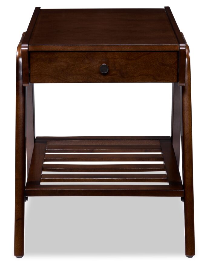 Eden End Table - Walnut