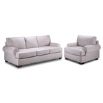 Elaine Sofa & Chair Set - Cream