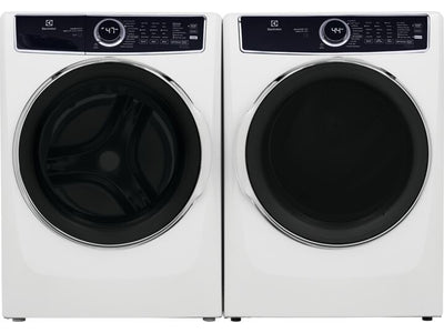 Electrolux White Front-Load Washer (5.2 cu. ft.) & Electric Dryer (8.0 cu. ft.) - ELFW7637AW/ELFE763CAW