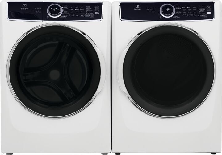 Electrolux White Front-Load Washer (5.2 cu. ft.) & Electric Dryer (8.0 cu. ft.) - ELFW7637AW/ELFE763CAW