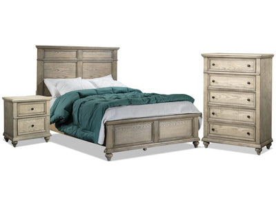 Emma 5-Piece Queen Bedroom Package - Oak